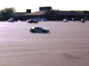 Security camera picture of the suspect's vehicle- photo Dodge City Police