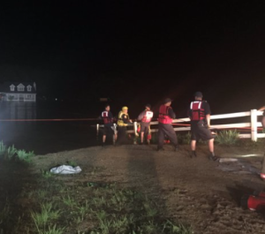 Wednesday morning water rescue- photo Shawnee Co. Emergency Mgmt