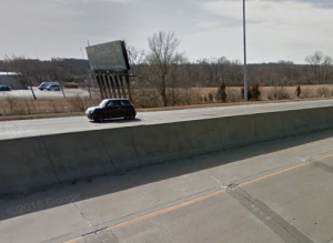 I-70 near Topeka Google image