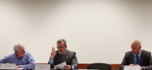 Photo by Andy Marso/KHI News Service Mike Randol, left, director of the Division of Health Care Finance within the Kansas Department of Health and Environment; and Tim Keck, interim secretary of the Kansas Department for Aging and Disability Services, said last month their agencies were preparing to combine Medicaid waivers on Jan. 1, 2017. - See more at: http:/