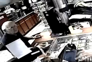 photos from a surveillance camera located at the gas station- courtesy KBI