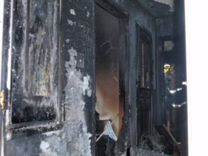 Damage from Tuesday's morning's fire in Salina- photos Saline County Sheriff