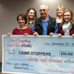 From left to right, Genell Heimer, Lynnsey Heimer, Ron Heimer, Katie Elerle, Joni Rae Alexander.