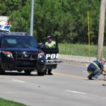 Car strikes motorcycle in north Salina, one hospitalized