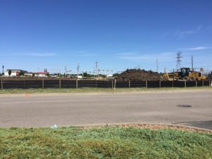 Construction has begun of a new strip plaza called Salina Square that will include a Five Guys restaurant (Photo by Terry Tebrugge/Salina Post)