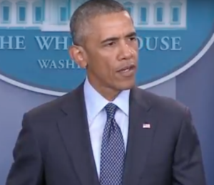 Pres. Obama delivers remarks at the White House on Sunday