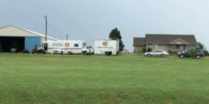 Crime scene in Rural Saline County