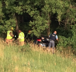 I-70 accident on Tuesday morning -photo KHP