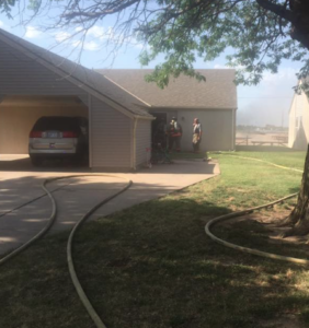 Sunday morning fire in Great Bend- photo Great Bend Fire and EMS