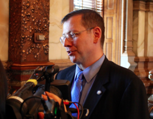 Photo by Andy Marso/KHI News Service Senate Majority Leader Terry Bruce 