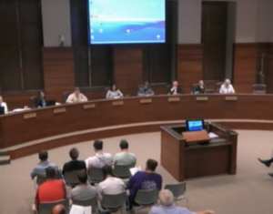 Tuesday night's commission meeting in Manhattan