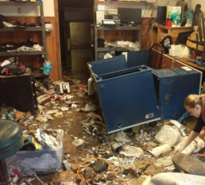 Flood damage at Uncle Roy's Tavern in Mulvane 