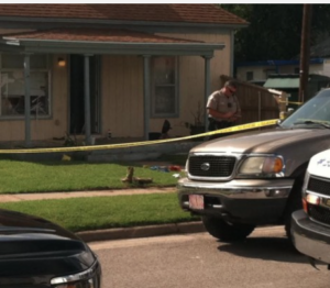 Police on the scene of reported stabbing on Wednesday in Hutchinson