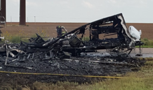 Thursday fire in Ford County- photo Ford Co. Fire and EMS