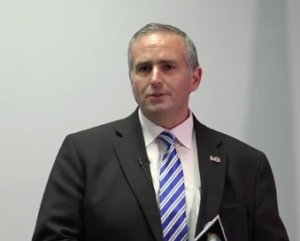 Lawrence Police Chief Tarik Khatibi at a Friday News Conference