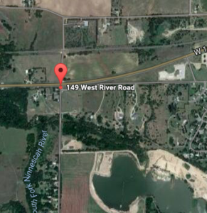 Location of weekend fire in Pratt County -google image