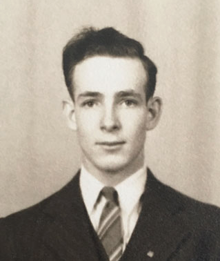 John Bossi as a KU student-photo courtesy University of Kansas Endowment