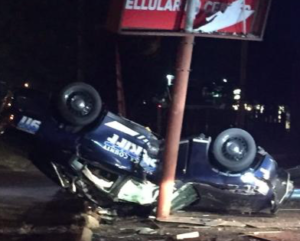 Friday morning accident scene in Wichita photo courtesy KWCH