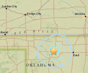 USGS Earthquake map
