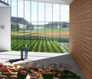  The American Royal has made the decision to relocate the American Royal operations to Wyandotte County, KS. The new complex will include two arenas, multi-function exhibit space, increased stalling areas, and a new Agriculture Education Center (proposed design pictured).
