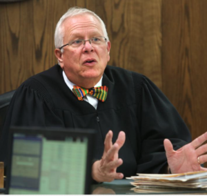 Photo by Thad Allton/Topeka Capital-Journal Wichita Municipal Court Judge Bryce Abbott presides in the state’s oldest and largest mental health court. He says intense supervision of nonviolent criminals with mental illness is a worthwhile community investment.