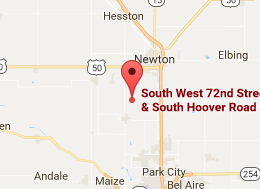 SW 72 and Hoover Road in Harvey County -Google map