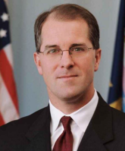 The Kansas Supreme Court indefinitely suspended former Kansas Attorney General Phill Kline's law license after a disciplinary panel found he had committed various acts of attorney misconduct. CREDIT STATE OF KANSAS OFFICIAL PORTRAIT
