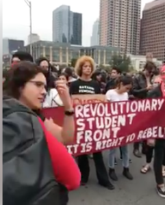 Student protesters at the University of Texas-image courtesy Daily Texan