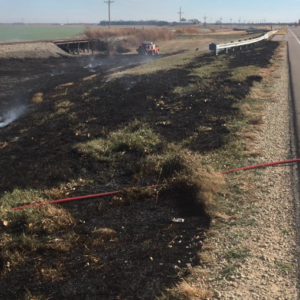 Thanksgiving day fire in Barton County-photo Great Bend Fire and EMS