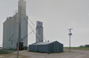 Grain elevator near Fredrick, Kansas- Google image