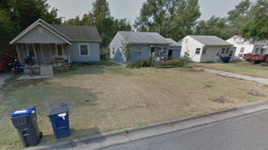 Quiet street where authorities in Newton found the moonshine, according to police-google image