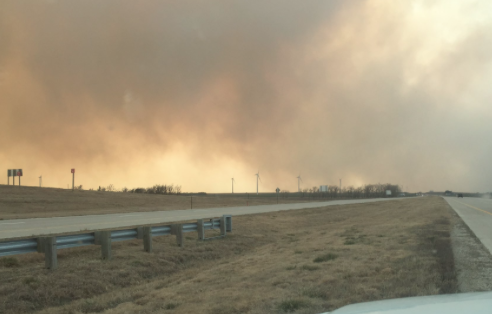 Fire at Lake Wilson