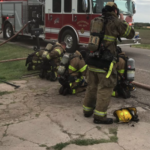 Firefighter injured after ceiling collapse during Kansas blaze
