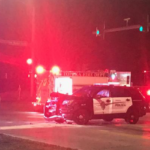 Kan. officer responding to call hospitalized after crash