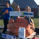 State record pumpkin on display in Manhattan