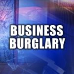 Police searching for a suspect in a hotel burglary