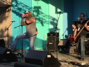 The Banned performs at the Festival Jam Thursday night (Photos by Terry Tebrugge/Salina Post)