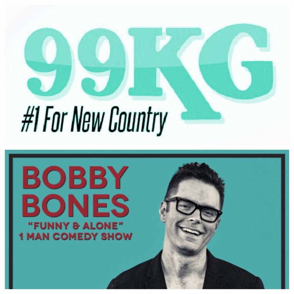 Tickets On Sale for 99KG's Bobby Bones TODAY! The Salina Post