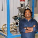Postdoctoral fellow Amit Gautam, who previously worked in the sugar technology and water purification industries, is now a researcher for the Kanas State University Bulk Solids Innovation Center in Salina.