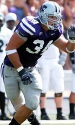 Blake Seiler played three seasons in Manhattan as a defensive end.