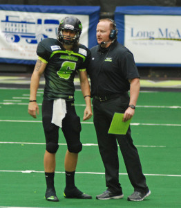 Chris Rini pictured with Coach Ludes. 