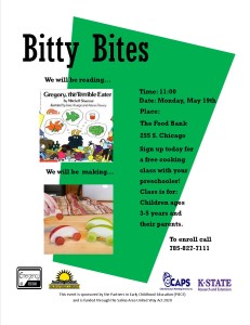May 2014 Bitty Bites Flyer