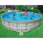 above ground swimming pool