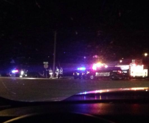 Early Sunday morning arrest of Crotzer- photo Timothy Tanner Cox