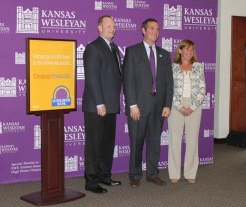 Jimmy Todd, Dr. Matt Thompson and Mollie Hale Carter-