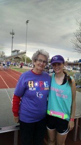 Marysa Bradshaw with her Grandmother