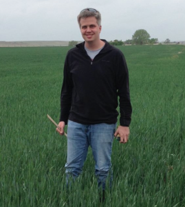 NAWG's Legislative Director Josh Tonsager is in Kansas this week attending WheatTour15. -photo by Jordan Hildebrand