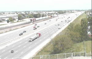 I 435 and I 35 interchange on Wednesday morning