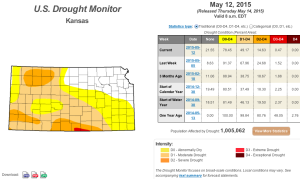Most recent drought monitor map
