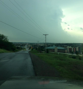 Shawnee County Emergency Management photo of the storm on Thursday